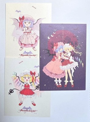 Touhou Project Flandre Remilia Sen Morimori PostCard