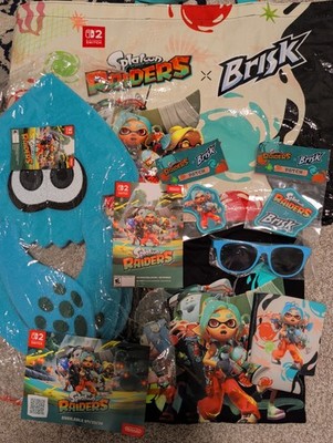 SDCC 2026 Splatoon Raiders Squid Tote Bag Glasses Nintendo Patch Promo Shirt
