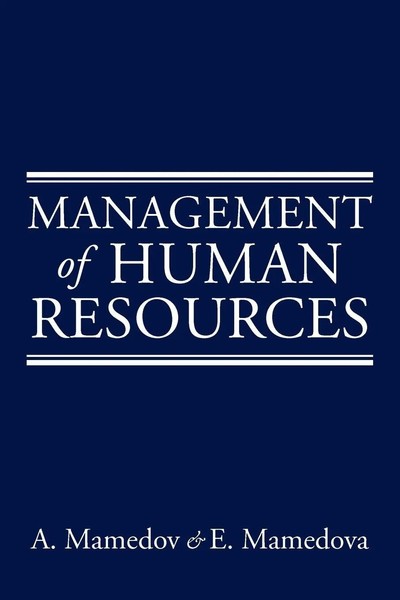 Management Of Human Resources | A. Mamedova (U. A.) | Taschenbuch | Englisch-image