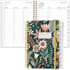 2026-2027 Appointment Book  Planner - 2026-2027 Daily Hourly Planner from July