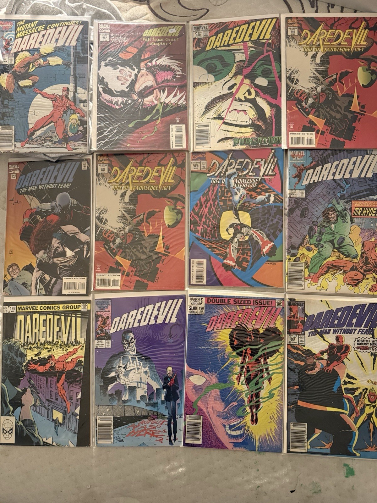 Lot Mixed 23 Daredevil Vintage Comic Books