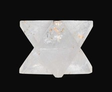 60MM Quarzo Trasparente Cristallo Merkabah Energia Chakra Balance Curative Gemma