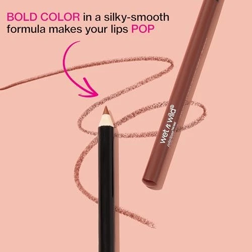 wet n wild Lip Liner Pencil Color Icon Lip Color Makeup, Dark Brown Chestnut - Image 3 of 4
