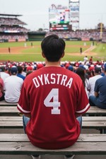 Mitchell & Ness Philadelphia Phillies Lenny Dykstra 1991 BP Jersey Size 52 2 XL