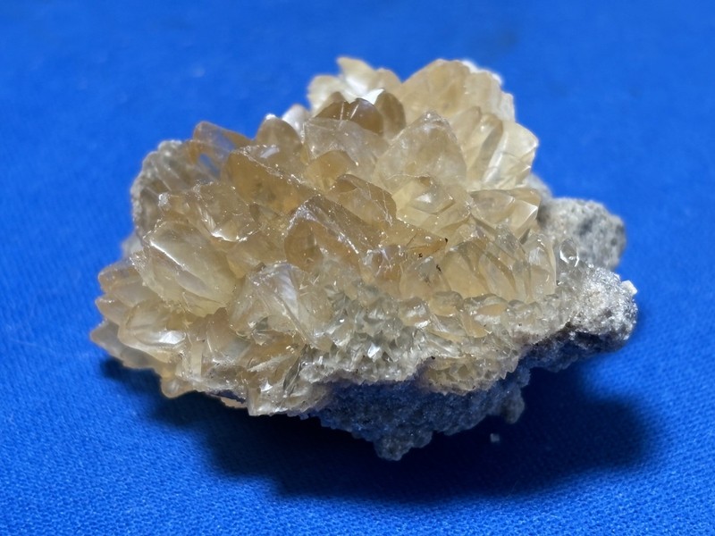 New Rucks Pit Find!  Gorgeous Honey Dog Tooth Calcite Natural Display Specimen 