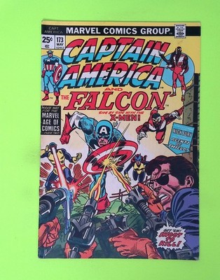 Captain America #173 Vol. 1 1974 Marvel Comics 1st App 5.0 Comic Book X51-149
