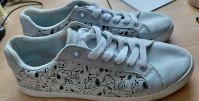 Peanuts Snoopy Sneaker Deichmann Gr. 38 Schuhe Damen/Kids hellblau