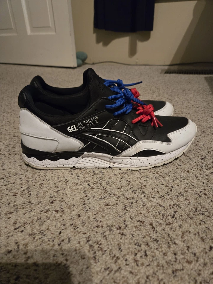 Asics Gel Lyte 5 Oreo Größe 11 H6Q1L wenig getragen ohne Karton - Bild 4 von 4