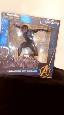 Gallery Marvel Movie BLACK PANTHER Chadwick Unmasked PVC Diorama Figure Sealed