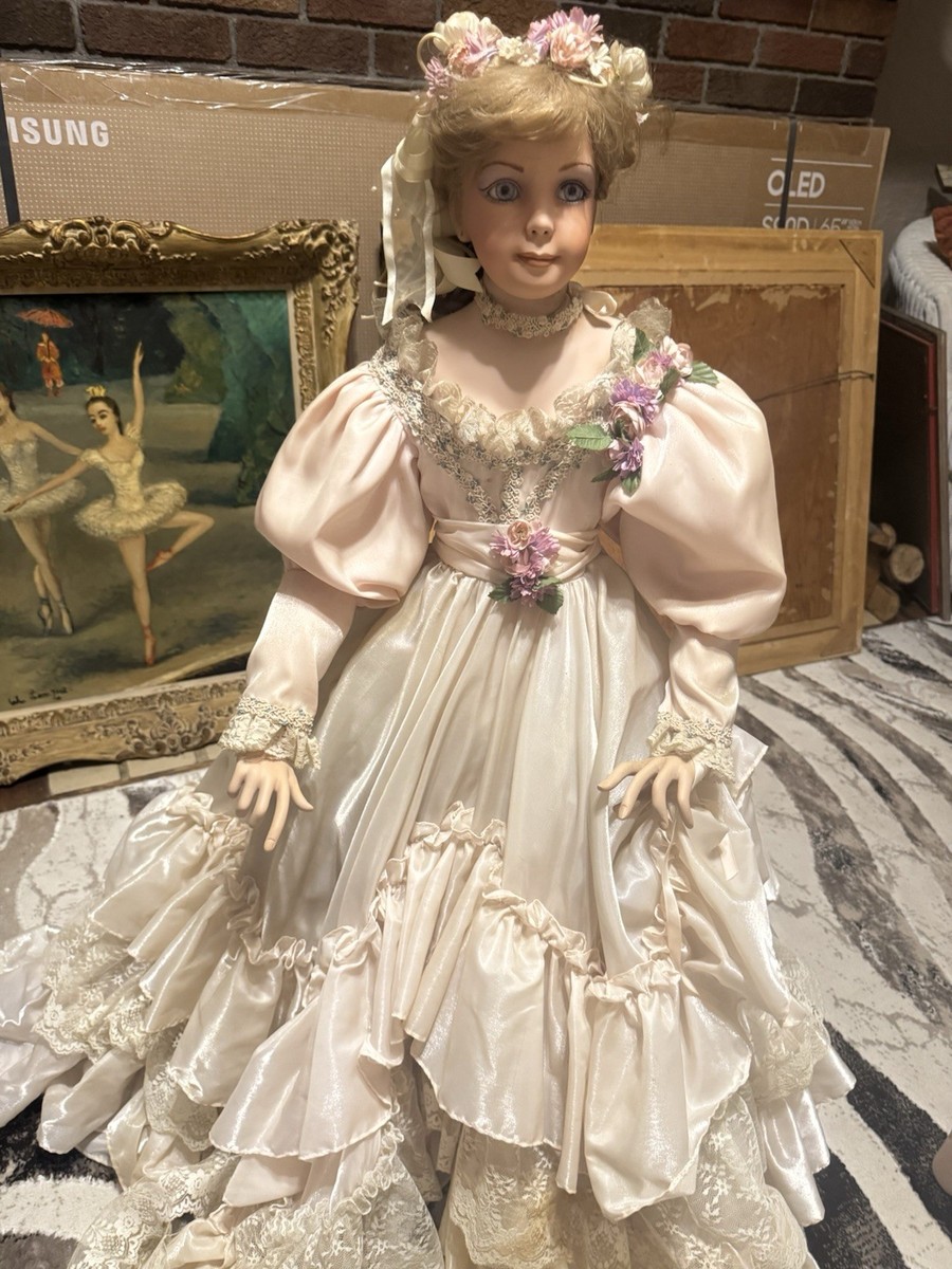 Rustie Porcelain Victorian Doll 34