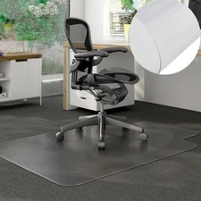 PVC Matte Home-use Protective Mat for Floor Chair Transparent Color