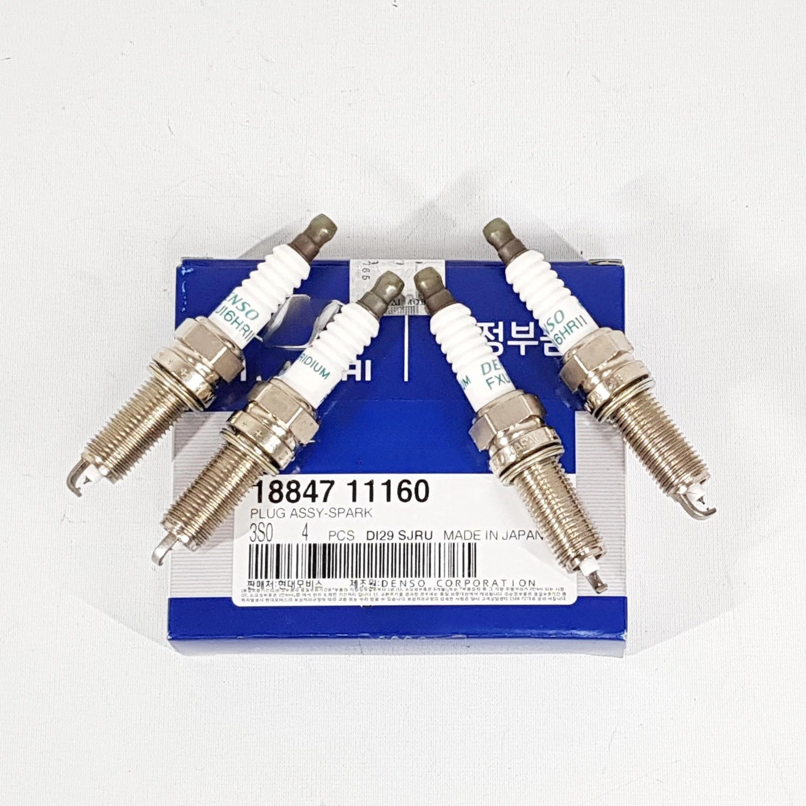 Spark Plug 4pcs For Hyundai Sonata Tucson Kia Optima Sportage 2.4l 18847-11160