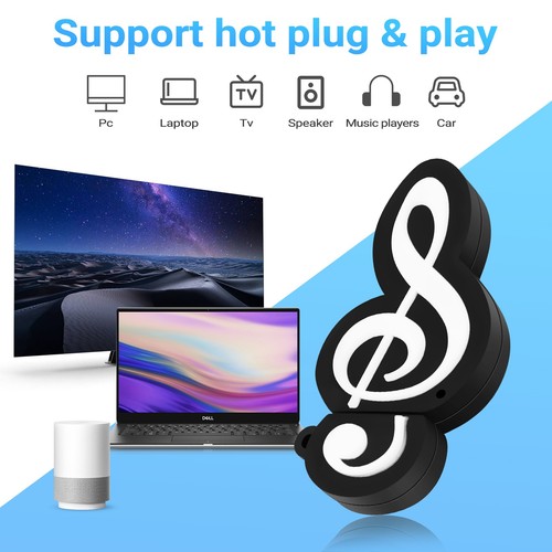 USB 2.0 Stick Cute Cartoon Memory Stick Music Notes Symbol USB 2.0 Memory5247 - Afbeelding 3 van 6