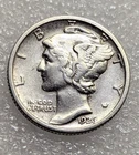 1926 Mercury Dime EF+ US 90% Silver America. #213