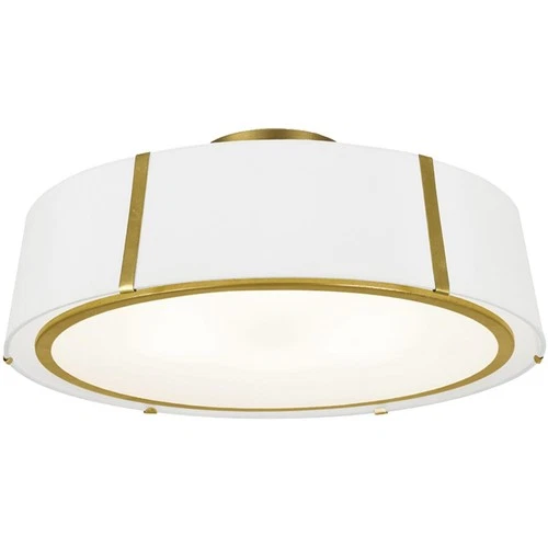 Crystorama FUL-907-GA_CEILING Fulton Semi-Flush Mount Antique Gold - Picture 3 of 6