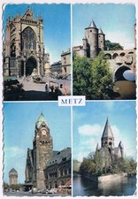 Postcard Metz France Moselle Churches Cathedrals