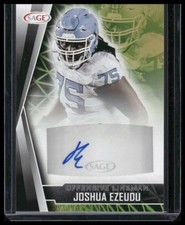 2022 SAGE #A-JE2 Joshua Ezeudu Autographs Black