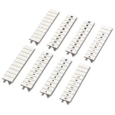 2pc PHOENIX CONTACT - IC 1050020:0041 Terminal Block Marker Strip, White, B