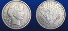 1904 {P} Barber Half Dollar, Philadelphia Mint, 90% Silver Very Good US 50c Coin