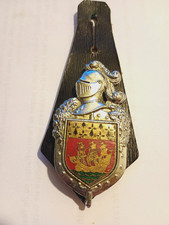 insigne Pucelle Gendarmerie Nantes ancienne cuir.