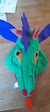 Dragon Dressing Up Costume Outfit World Book Day Ladybird Green Age 4 - 7 Years