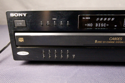Sony CDP-CA80ES 5-Disc Carousel CD Player | ES Series | Excellent