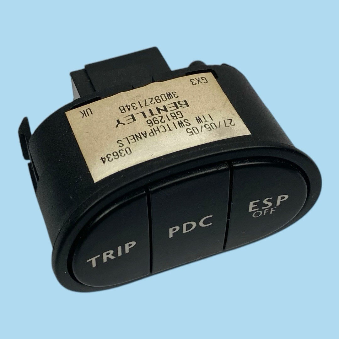 OEM Trip PDC ESP Switch Button 3W0927134B 03-12 Bentley Continental