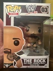 Funko Pop! WWE The Rock #03 Vinyl Figure Vaulted 2015 w/protector