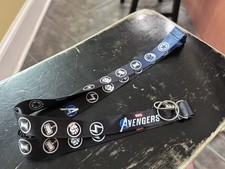 Marvel Avengers Superheroes Lanyard Keychain Badge ID Card Holder Strap