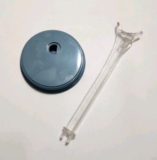 BARBIE DOLL BLUE DISPLAY STAND POST CLEAR STRADDLE