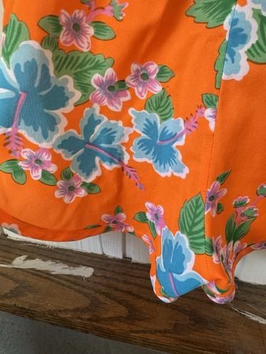 Kala Kids Hawaii Floral Romper Girls Size 7 - Picture 7 of 9