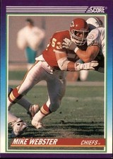 1990 Score #541 Mike Webster