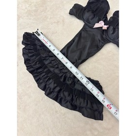 Victoria's Secret Sexy Little Things Teddy Bodysuit Black 34B Skirted