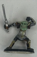 Ral Partha Goblin Raider Armoured Mini Games D&D Dungeon and Dragons Fantasy