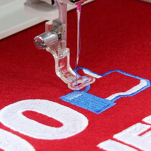 Embroidery Foot P for Janome MC9900 and Elna EL860 eXpressive