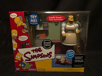 The Simpsons LUNCH LADY DORIS World of Springfield Environment NEW IN BOX | eBay