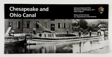 2017 Chesapeake Ohio Canal National Historical Park MD DC WV Travel Brochure Map