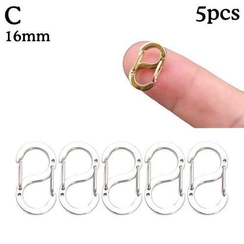 5Pcs Double Lobster Shortener Clasp Necklace Clasp M9K2 Opening and New - Picture 13 of 20