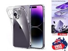 Clear Ultra Thin Soft Silicone Shockproof Cover iPhone 17 16 15 14 Pro Max Case
