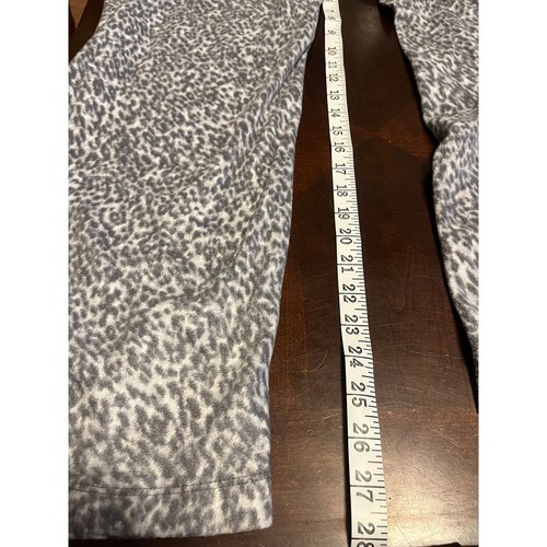 DKNY Pajama Set Womens 2XL XXL Gray Cheetah Leopard Sleepwear Lounge Cozy - Picture 13 of 16