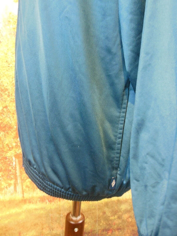 Chaqueta Chándal Umbro Azul Años 80 Cremallera Completa. Reino Unido Hombre Talla Mediana Foto 4 de 4