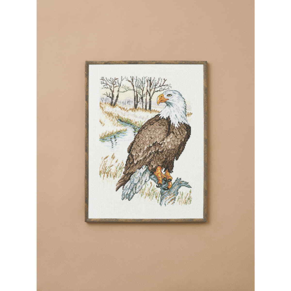Permin counted cross stitch kit ""Eagle"", 30x40cm, DIY, 90-1305