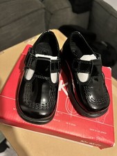 Image of Infant Girls Fragma T-bar Patent leather BLACK 5 Eur22 School Shoes