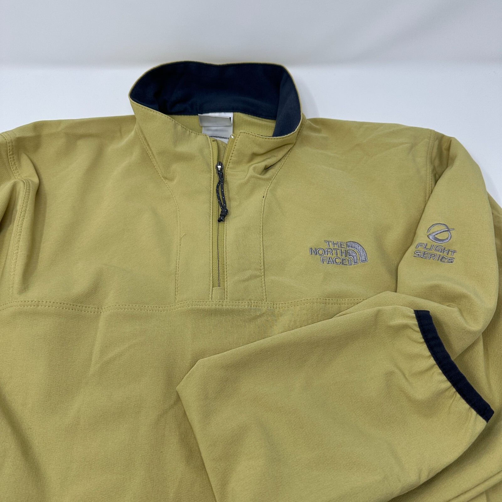 The North Face Apex Flight Series Women Antelope Tan 1/4 Zip Medium Jacket-Rare
