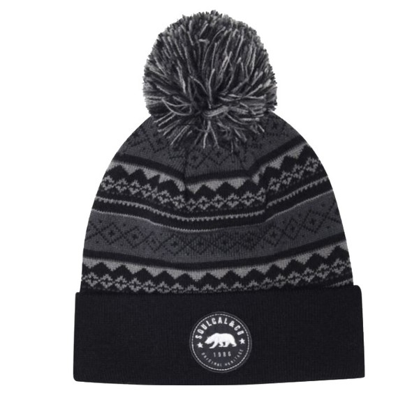 Soulcal Herren WintermüTze StrickmüTze WollmüTze MüTze Beanie One Size Schwarz-image