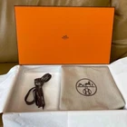 Authentic Hermes Kelly Cut box Empty Box with dust bag & ribbon