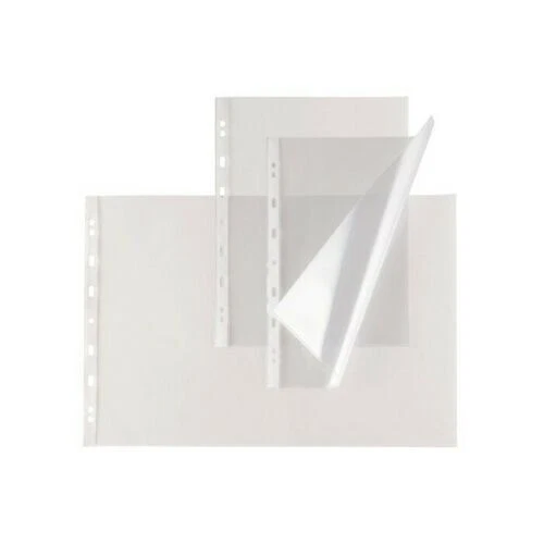 50 Buste a foratura universale A5 trasparenti raccoglitore ad anelli 15x21cm - Immagine 3 di 4