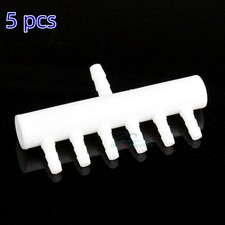 5pcs 6 Outlet Commercial Air Pump Plastic Air Divider Splitter Valves