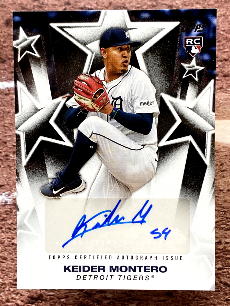 2025 Topps Baseball Stars Autograph Keider Montero #BSA-KM Detroit