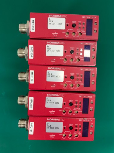 HORIBASTEC SEC-Z714MGX Mass Flow Controller AR 3SLM 14W3,MG-05,D-NET - Picture 6 of 12